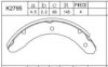 DAIHA 449625011 Brake Shoe Set
